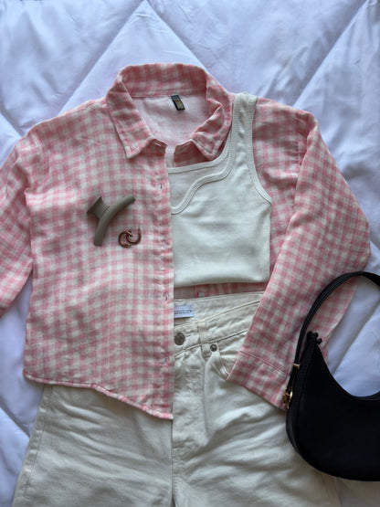 Pink Checked Shirt
