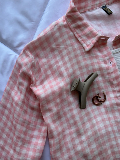 Pink Checked Shirt