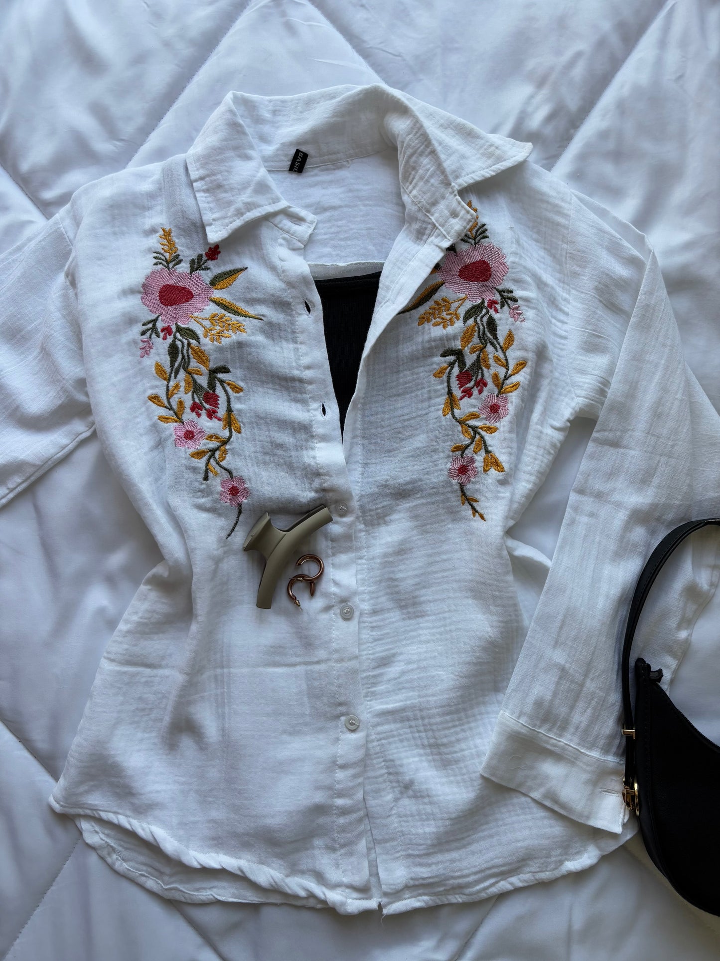 White Embroidery Shirt