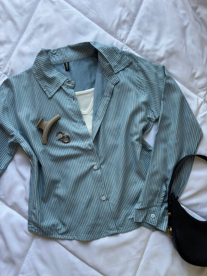 Striped Blue Shirt