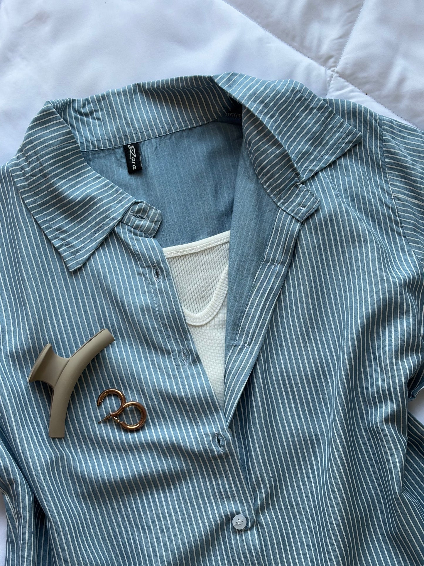 Striped Blue Shirt