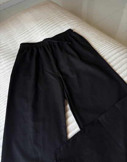 Black Linen Pant