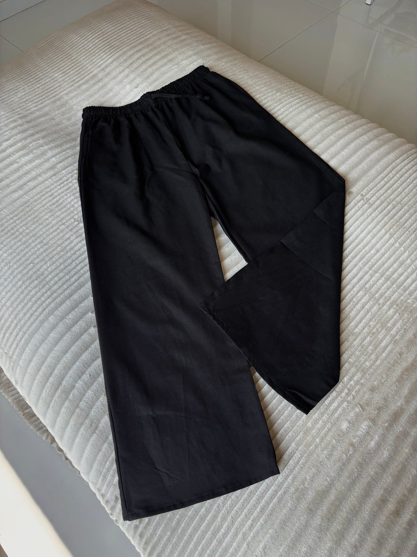 Black Linen Pant