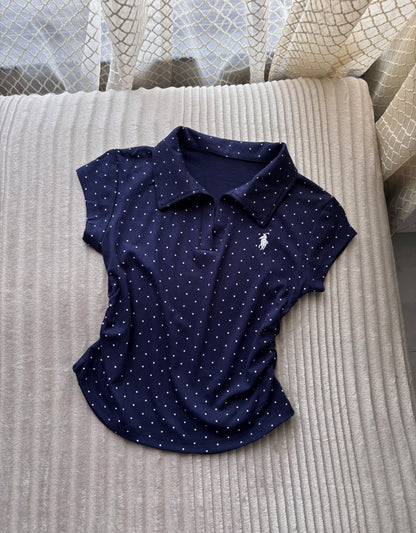 Premium Polka Dot Polo Tees
