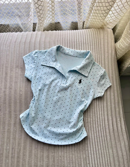 Premium Polka Dot Polo Tees