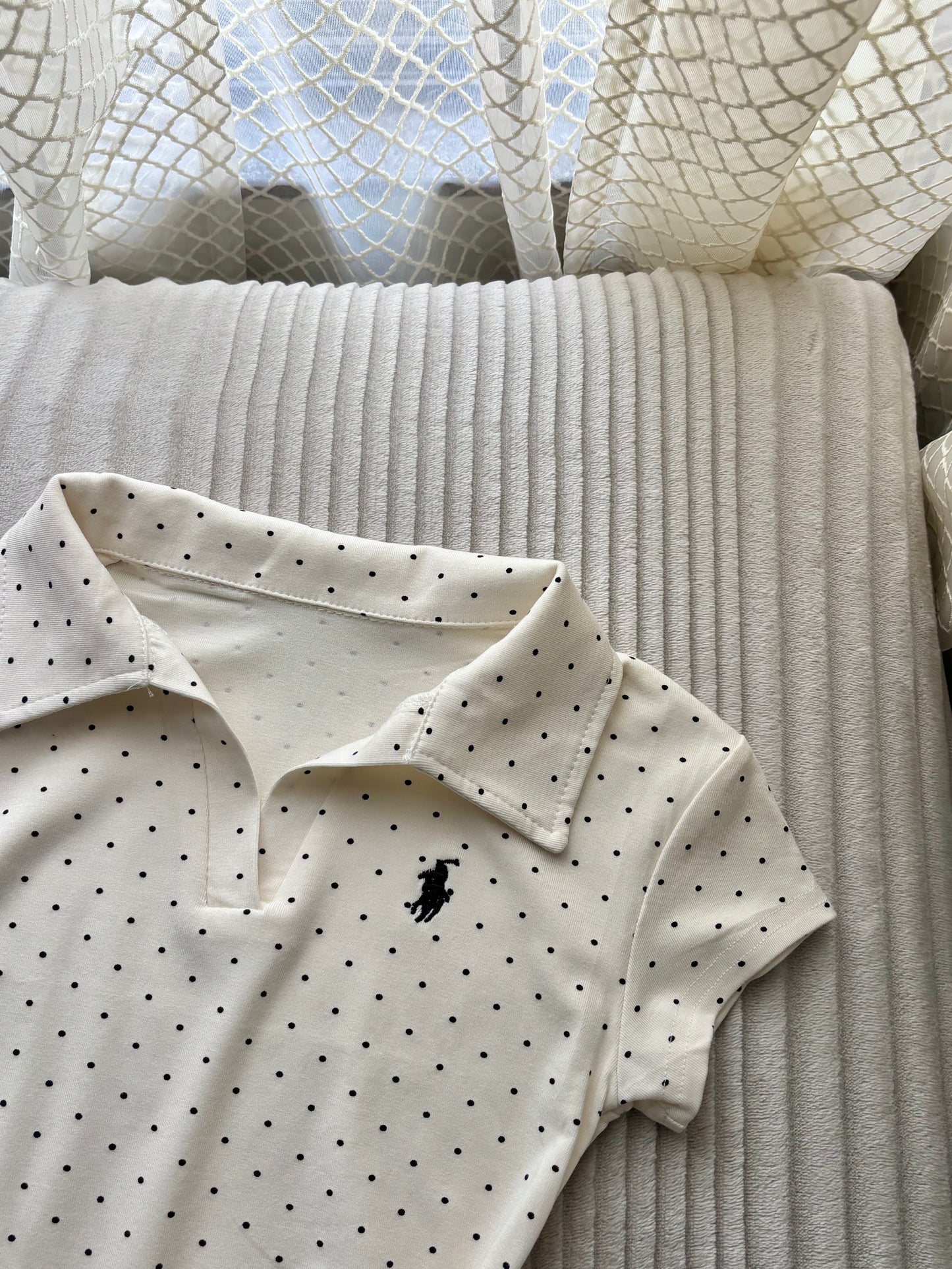 Premium Polka Dot Polo Tees