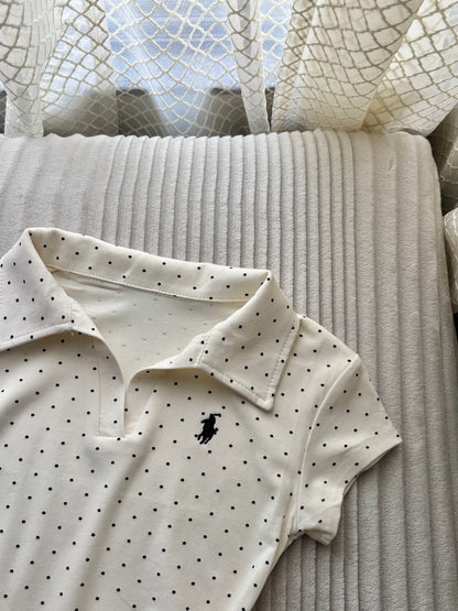 Premium Polka Dot Polo Tees