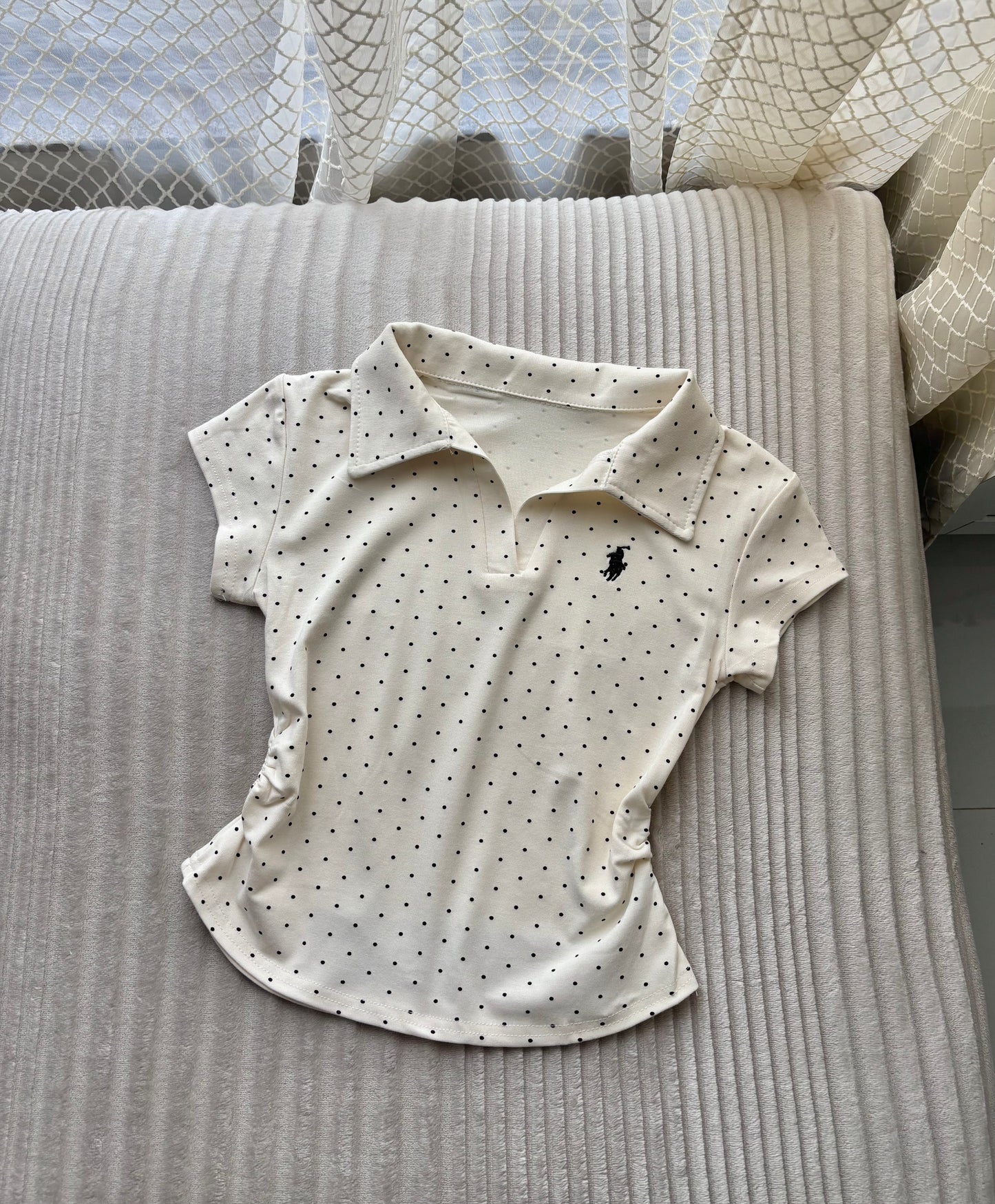 Premium Polka Dot Polo Tees
