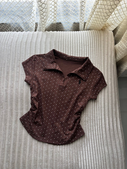 Premium Polka Dot Polo Tees