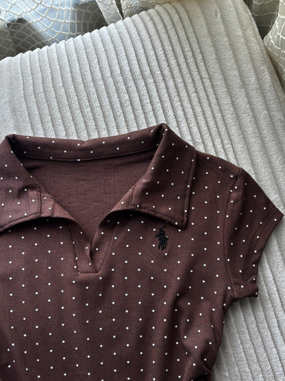 Premium Polka Dot Polo Tees