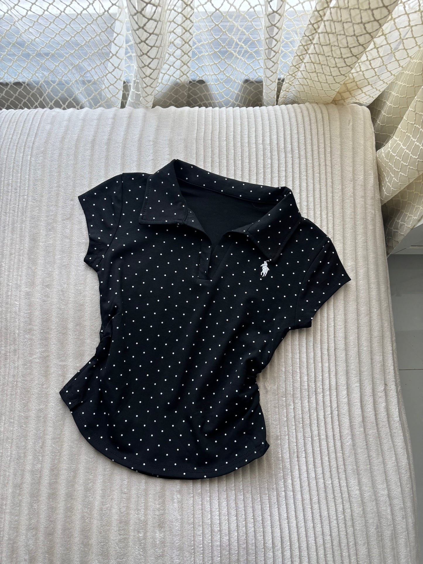 Premium Polka Dot Polo Tees