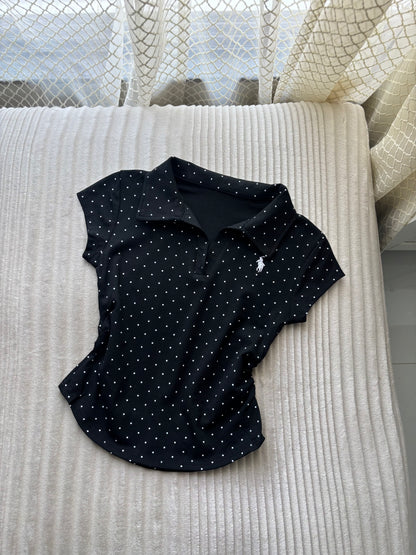 Premium Polka Dot Polo Tees