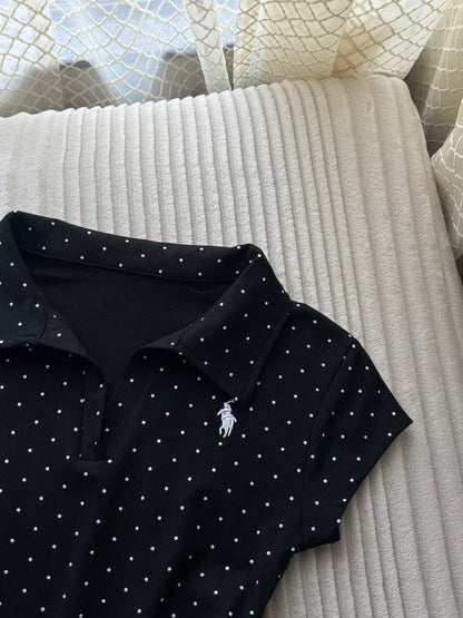 Premium Polka Dot Polo Tees