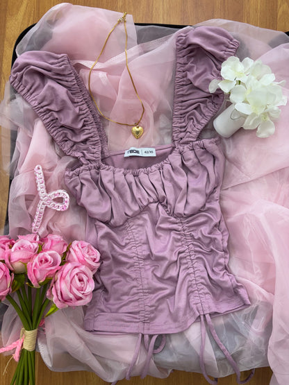 Corset style top