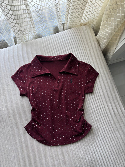 Premium Polka Dot Polo Tees