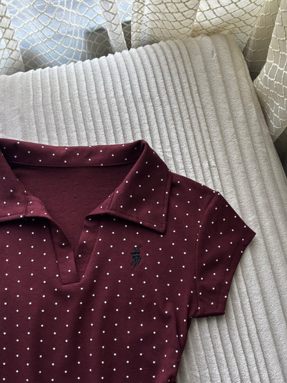 Premium Polka Dot Polo Tees