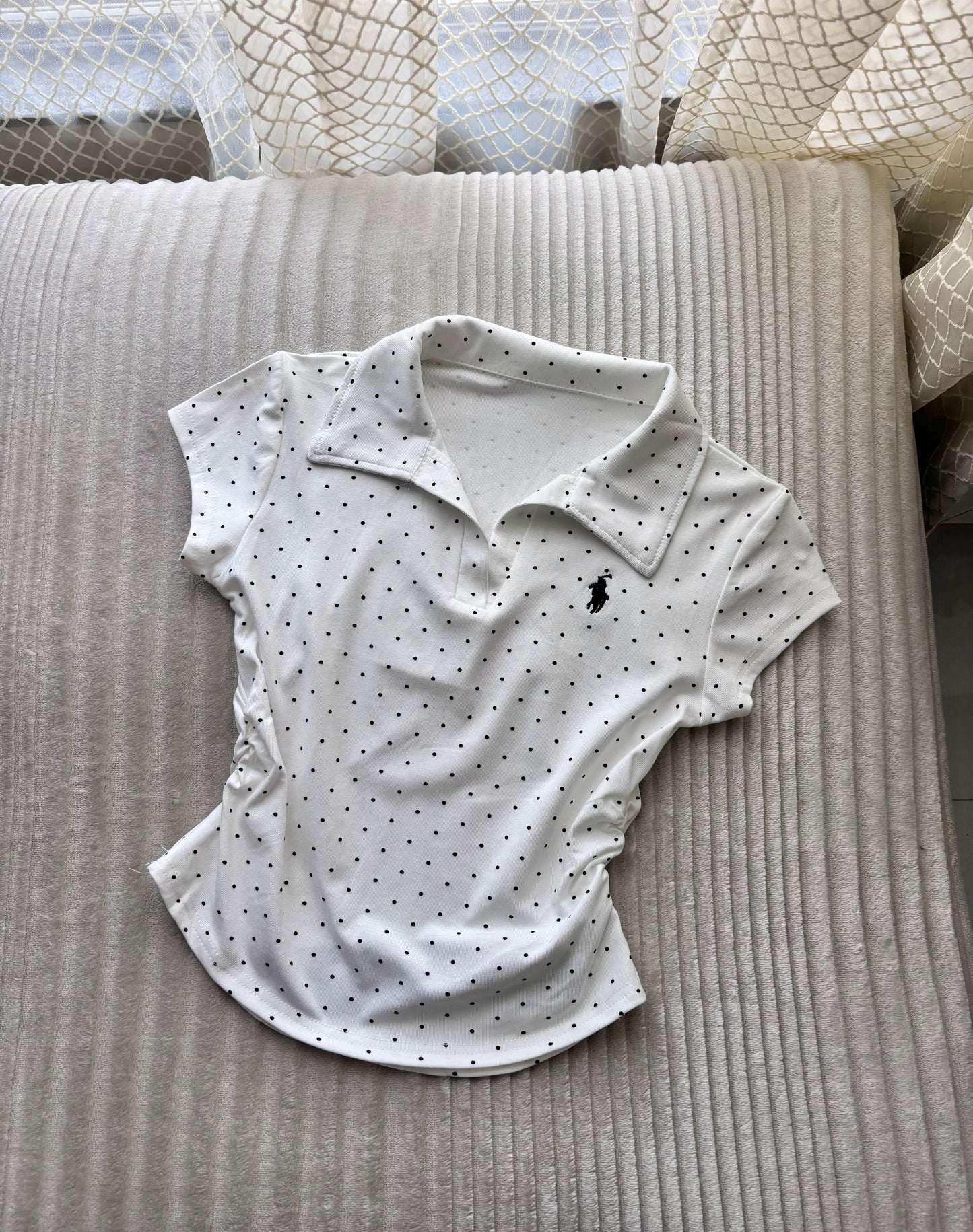 Premium Polka Dot Polo Tees