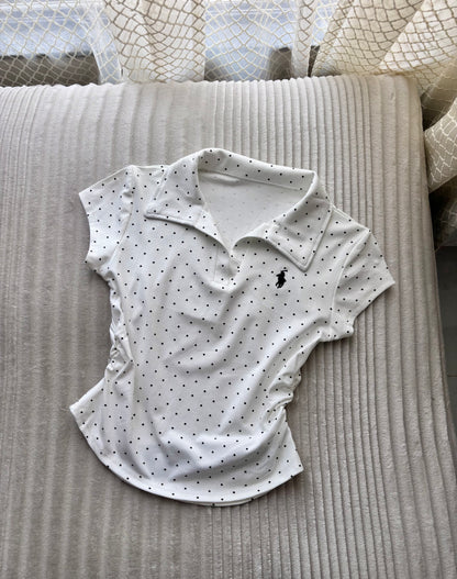 Premium Polka Dot Polo Tees