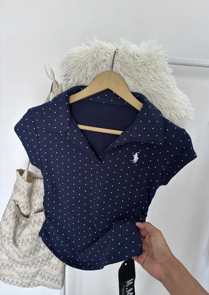 Premium Polka Dot Polo Tees