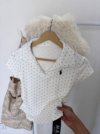 Premium Polka Dot Polo Tees
