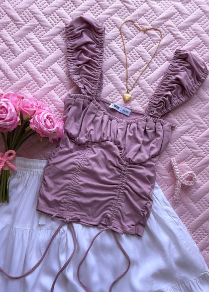 Corset style top