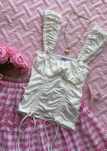 Corset style top