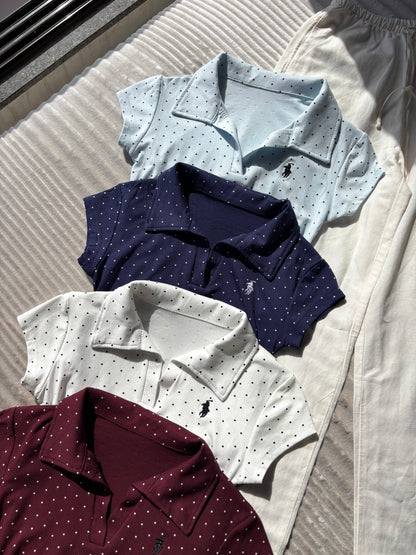 Premium Polka Dot Polo Tees