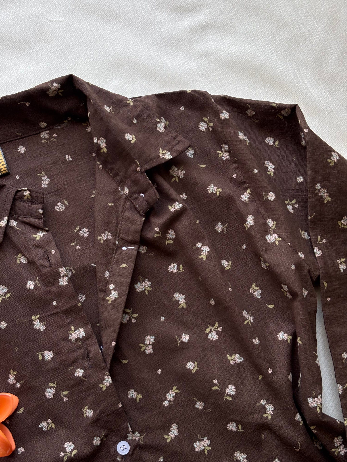 Brown Printed Shirt