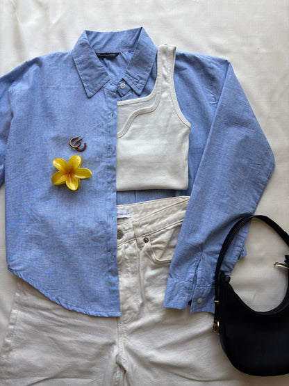 Blue Linen Shirt