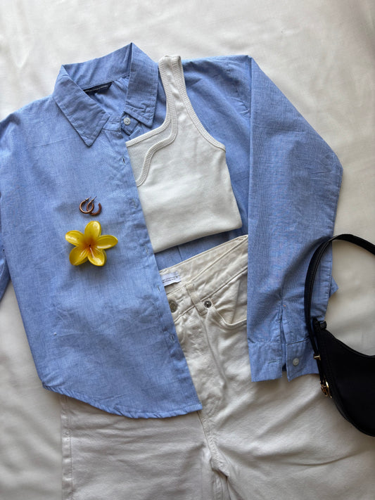 Blue Linen Shirt