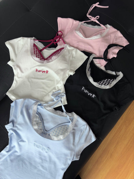Padded Layered Korean Tops