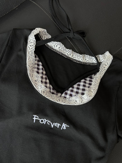 Padded Layered Korean Tops