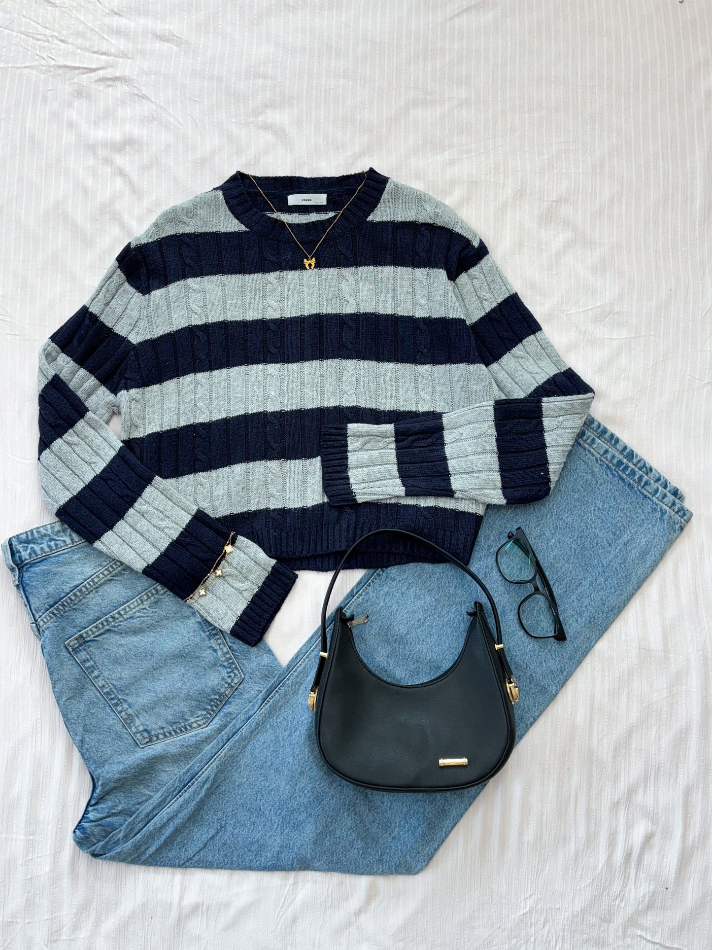 Striped Sweater (Up to 38 bust- Fits M)