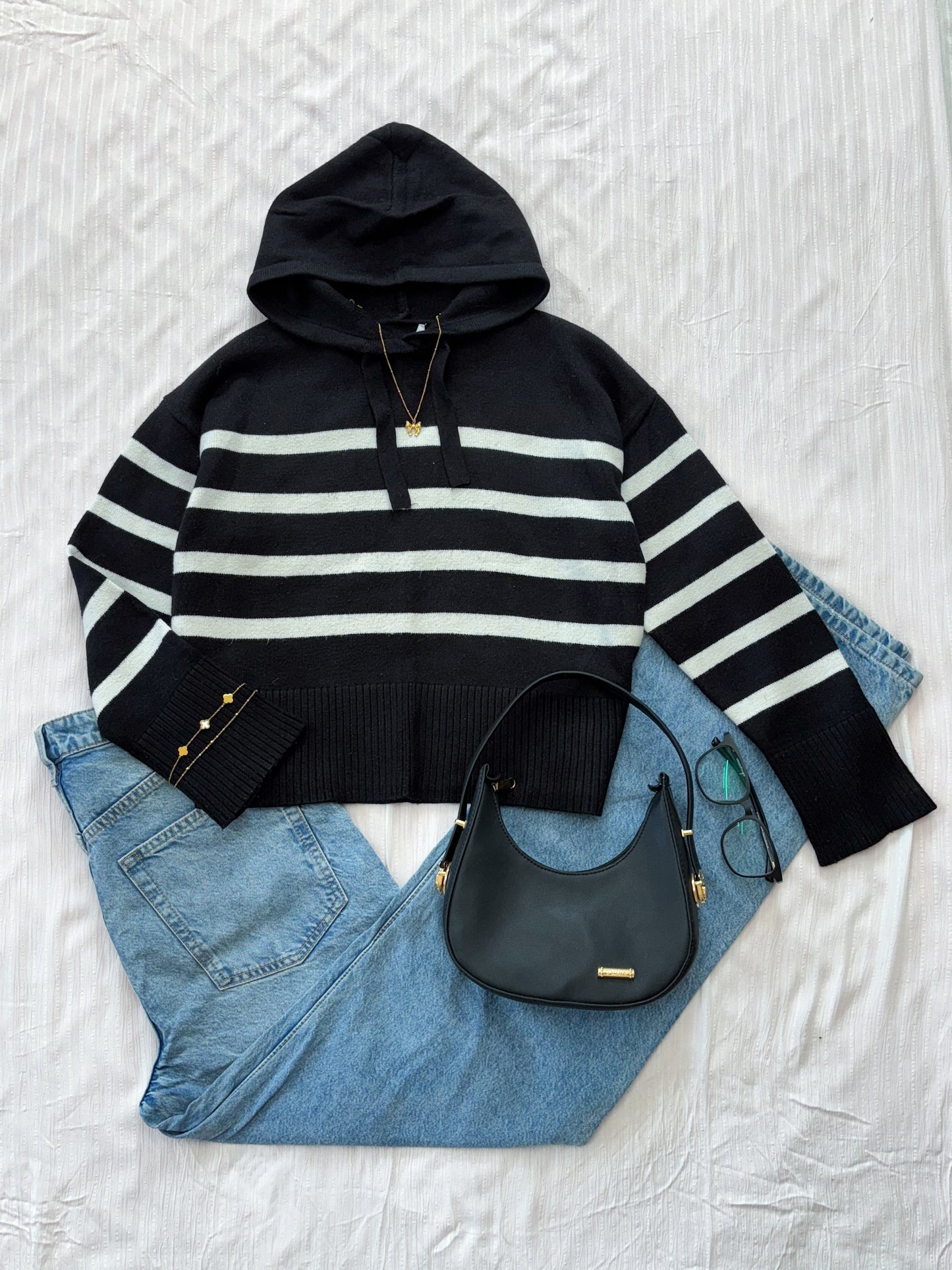 Striped Sweater (Up to 34 bust- Fits S)