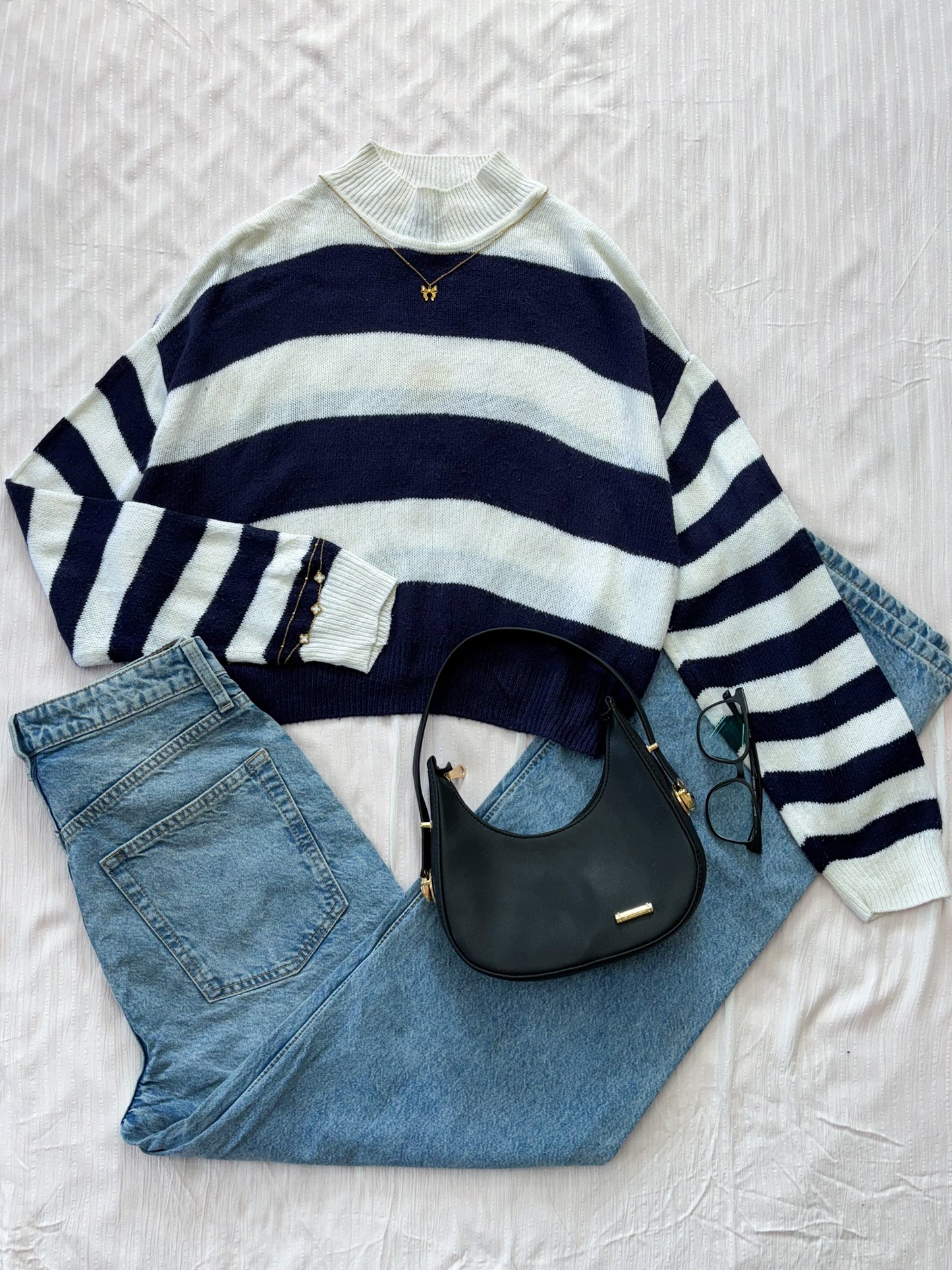 H&M Striped Sweater (Up to 38 bust- Fits M)