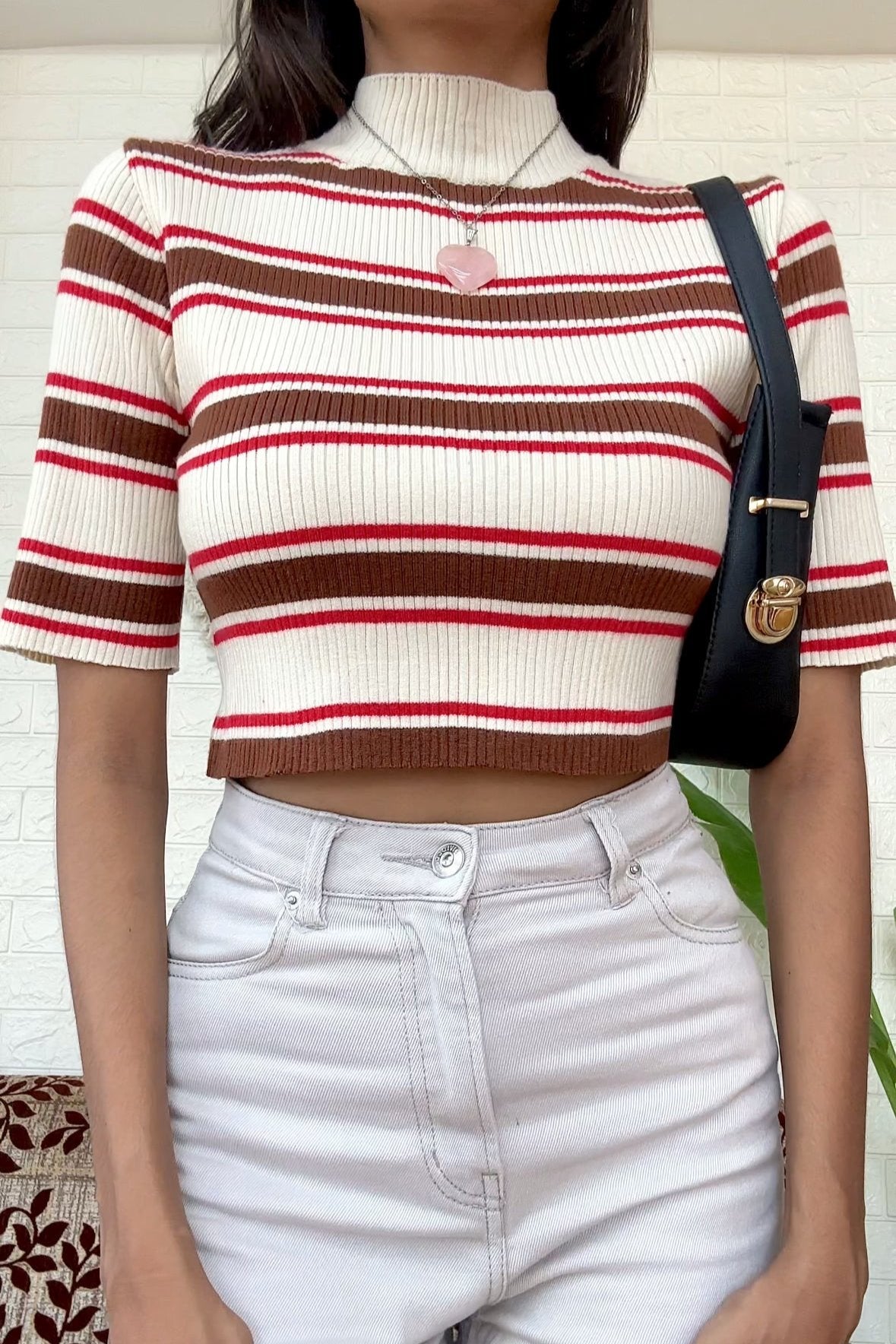 Korean striped top (32 to 36 bust)