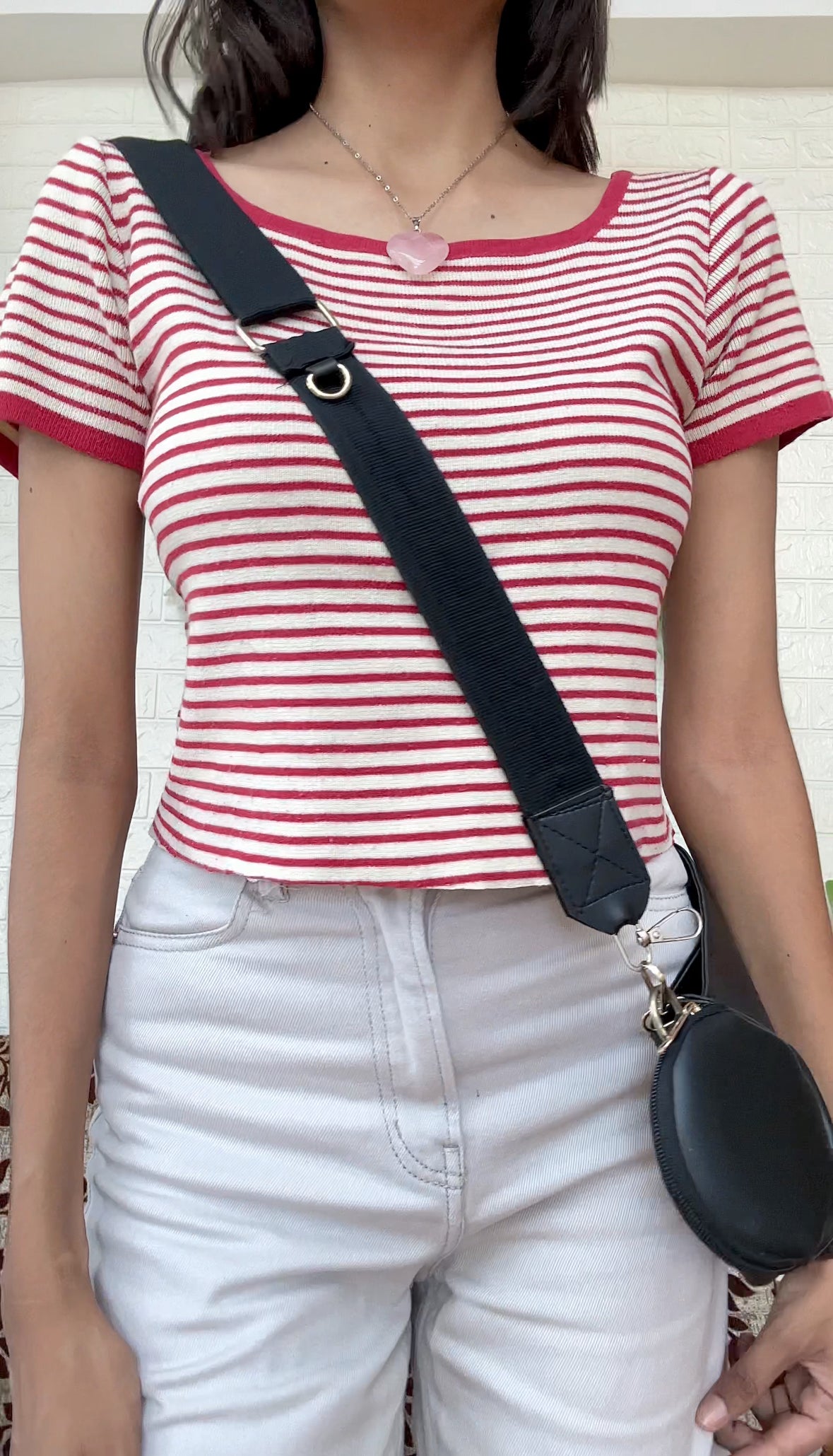 Korean striped top (32 to 36 bust)