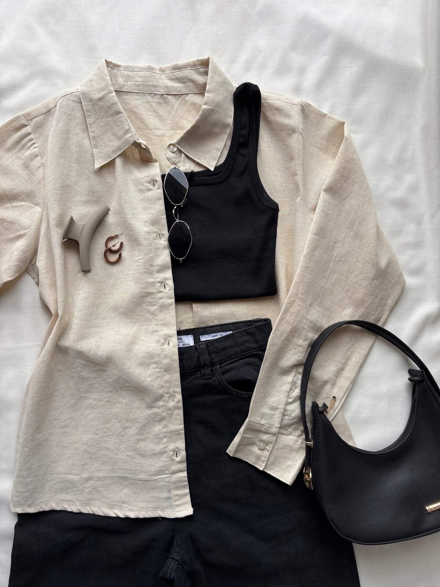 Beige Linen Shirt