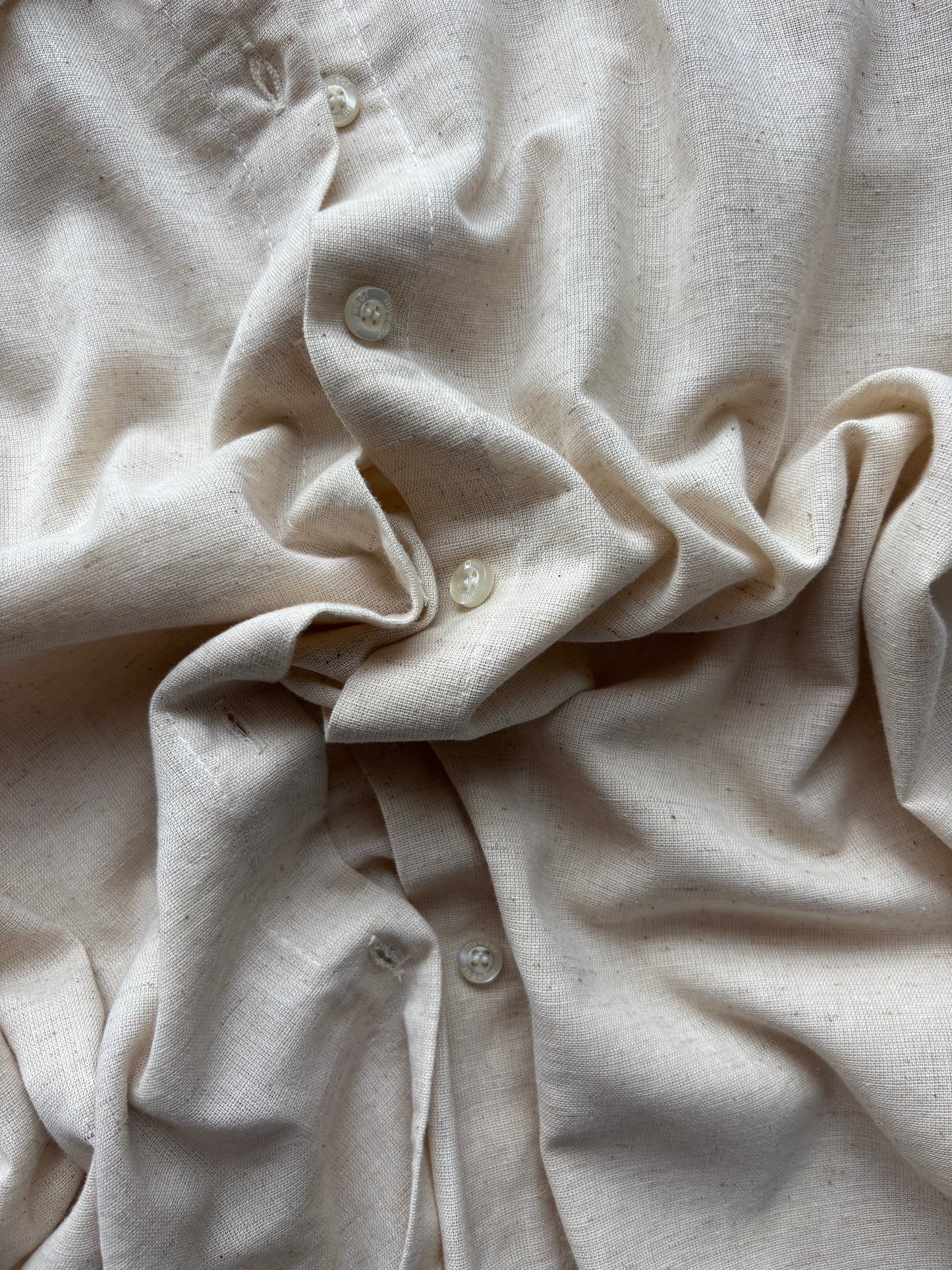 Beige Linen Shirt