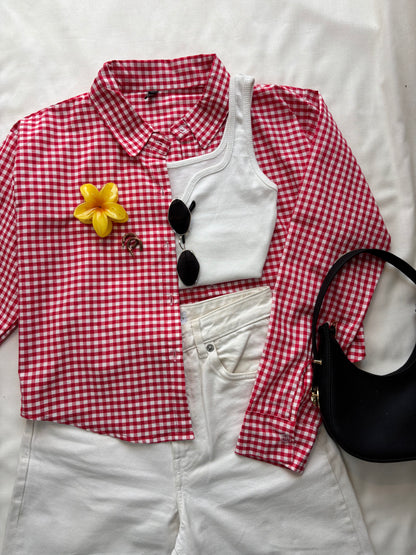 Red Checks Shirt