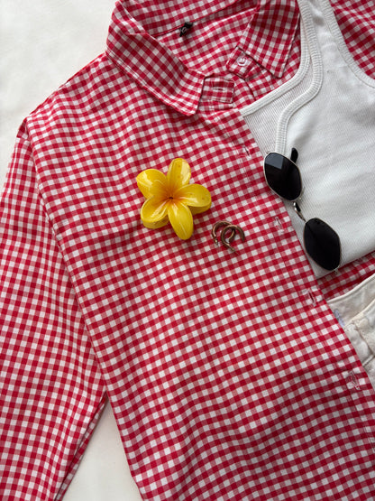 Red Checks Shirt