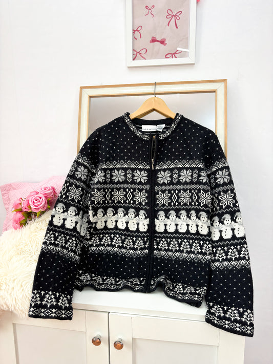 Zipper Sweater (Up to 34 bust- S)