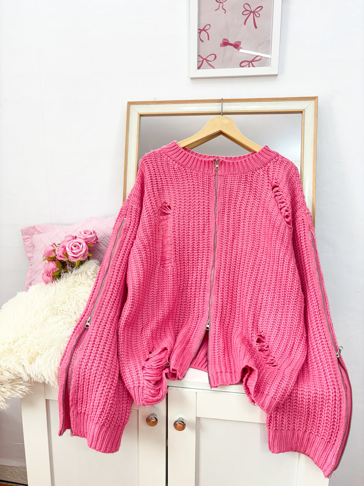 Double Zipper Sweater (Up to 46 bust- XXL)