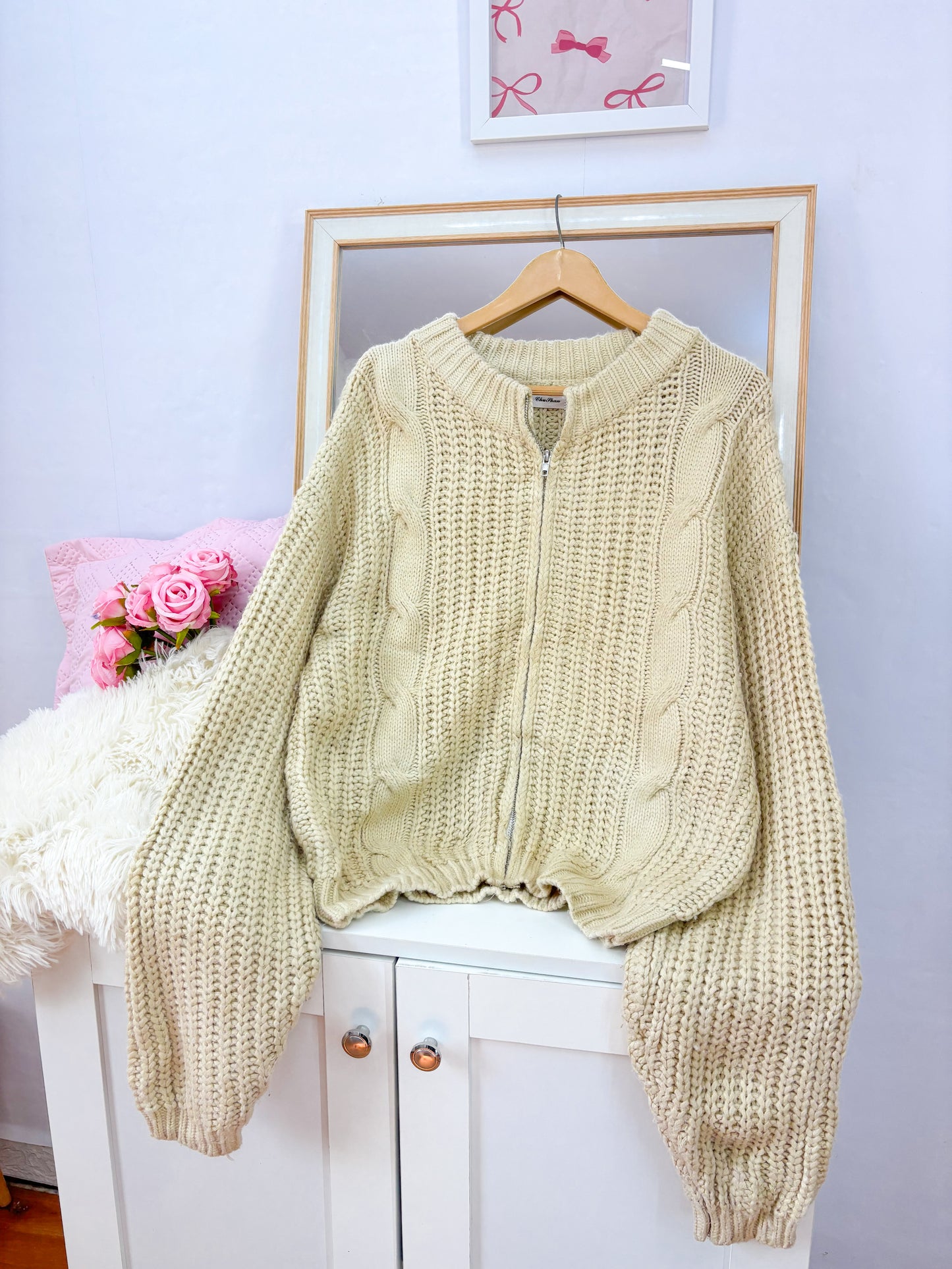 Zipper Sweater (Up to 42 bust- XL)