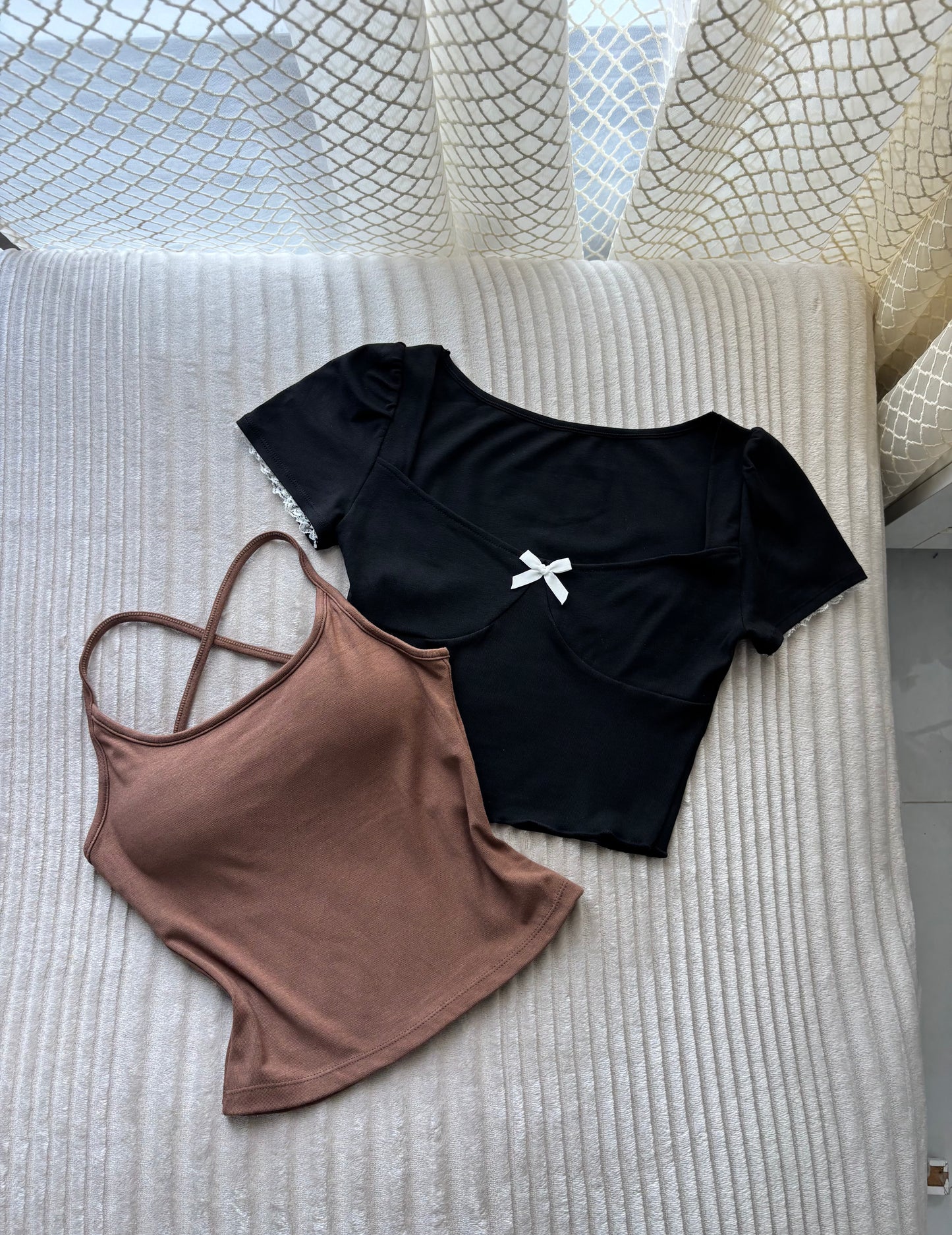 2 in 1 Sweetheart Built-in Bra Tops