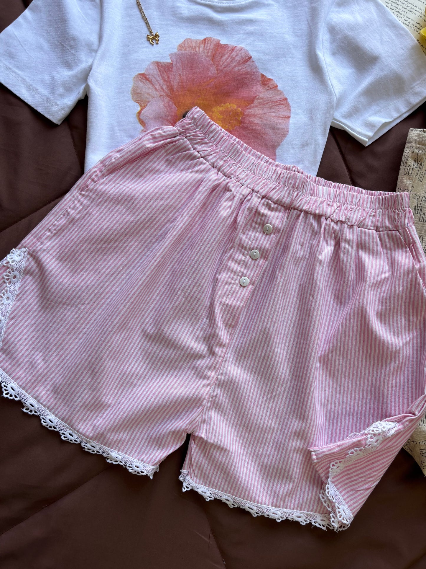 Viral Pinteresty Summer Linen Shorts #1