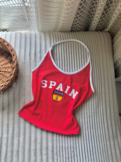 Spain Halter Neck Tees