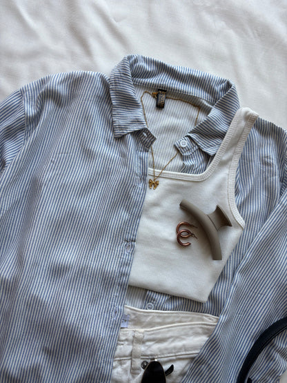 Blue Striped Shirt