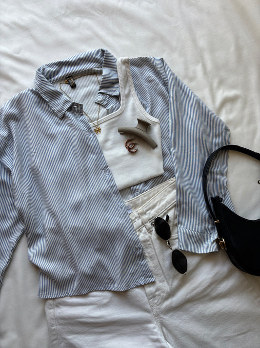 Blue Striped Shirt