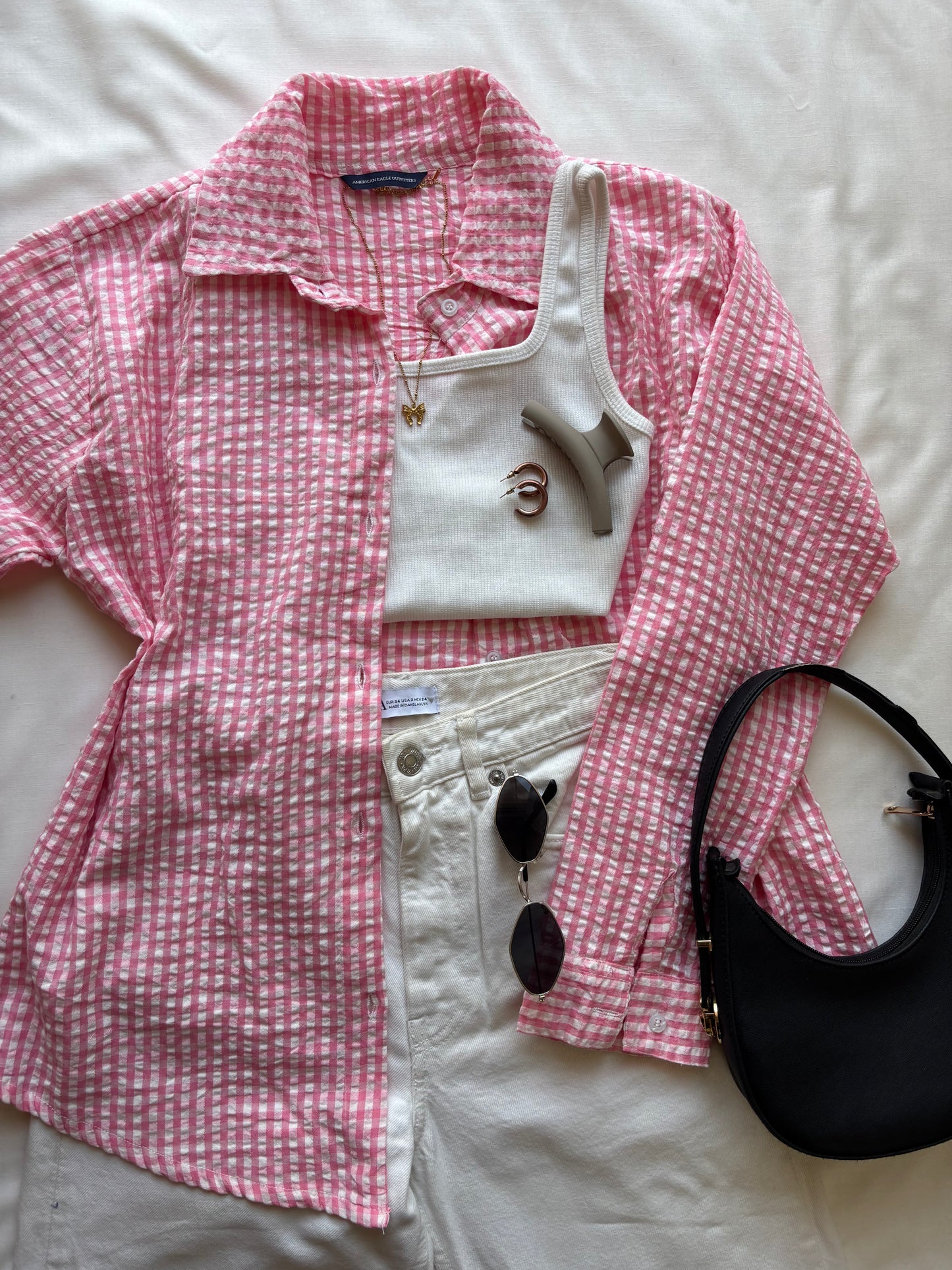 Pink Checked Shirt